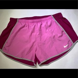 Pink Nike Athletic Shorts